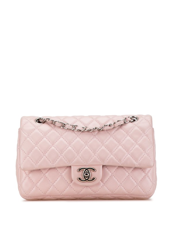CHANEL Pre-Owned 2008-2009 Medium Classic Lambskin Double Flap shoulder bag